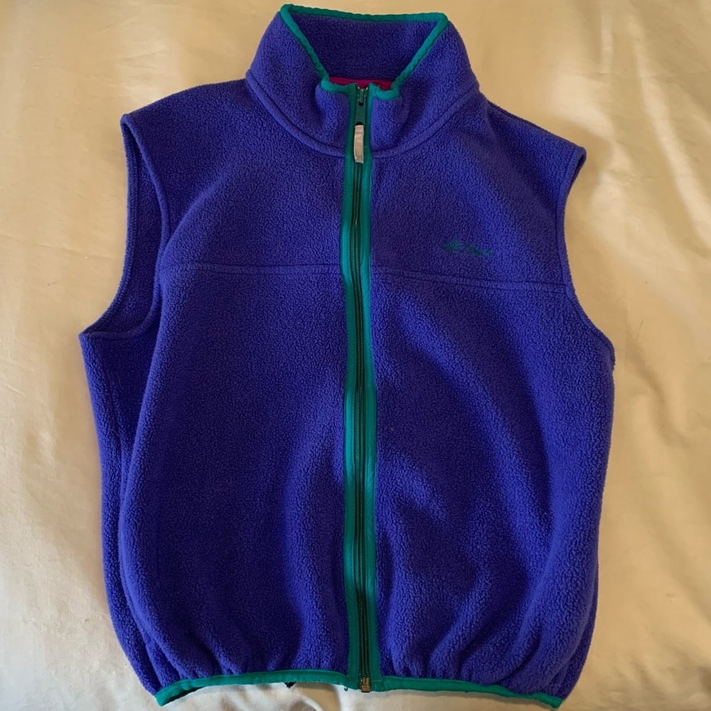 Retro vintage LLBean fleece vest